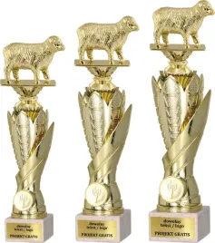 zloty-komplet-pucharow-rolnictwo-owca-33-30-27-cm-grawerki-gratis
