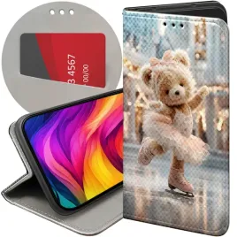 etui-z-klapka-do-xiaomi-redmi-9t-poco-m3-wzory-misie-mis-pluszowy-mis