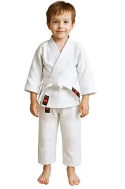 stroj-do-judo-110-cm-judoga-plecionka-kimono-judo-dla-dzieci-biale-z-pasem