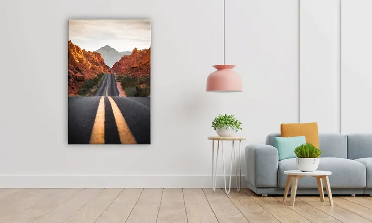 obraz-na-plotnie-018-droga-w-kanionie-70x100cm-format-pionowy