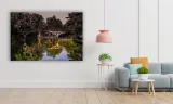 obraz-na-plotnie-068-most-w-lesie-100x70cm-format-pionowy