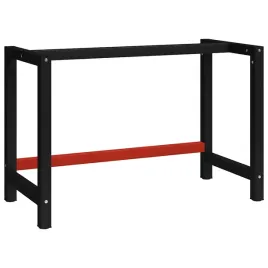 metalowa-rama-do-stolu-warsztatowego-czarno-czerwona-120-x-57-x-79-cm