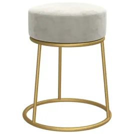 jasnoszary-okragly-taboret-aksamitny-z-zelazna-podstawa-30-x-38-cm
