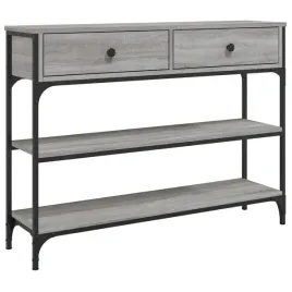 stolik-konsolowy-szary-dab-sonoma-100-x-25-x-75-cm