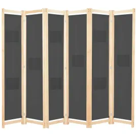 parawan-6-panelowy-szary-z-drewniana-rama-240-x-170-x-4-cm