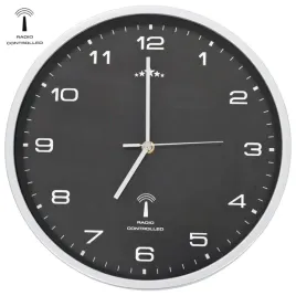 srebrny-zegar-scienny-radiowo-sterowany-31-cm-czarna-tarcza