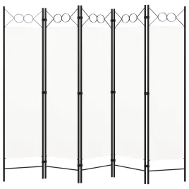 bialy-parawan-5-skrzydlowy-200-x-180-cm-z-okraglymi-elementami