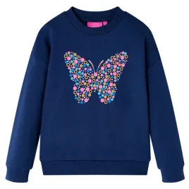 granatowa-bluza-dziecieca-116-z-motylem-dlugie-rekawy-luzny-kroj