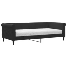 czarna-sofa-z-funkcja-spania-i-materacem-229-x-100-x-68-cm