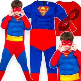 superman-stroj-superbohatera-przebranie-3w1-na-bal-maska-peleryna-rozmiar-s
