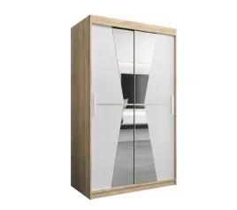 szafa-przesuwna-abiks-meble-maroko-120-120x200-dab-sonoma-bialy-z-lustrem