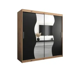 szafa-przesuwna-z-lustrem-abiks-meble-madryt-200-czarny-mat-dab-artisan