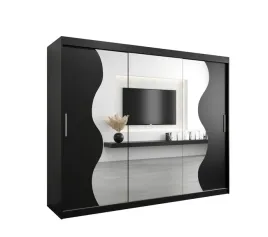 szafa-przesuwna-z-lustrem-abiks-meble-madryt-250-czarna-matowa-200-cm