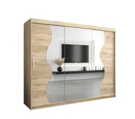 szafa-przesuwna-z-lustrem-abiks-meble-madryt-250-dab-sonoma-mat-200-cm