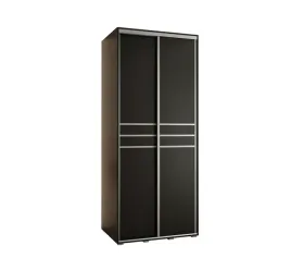szafa-przesuwna-abiks-meble-davos-120-60-cm-czarny-srebrny-dwudrzwiowa