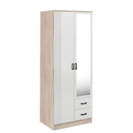 szafa-uchylna-mebelbos-kami-80-cm-z-lustrem-bialy-dab-sonoma-2-szuflady