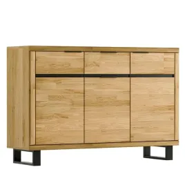 komoda-meble-siudy-mono-loft-131-cm-3d1s-dab-jasny-ciche-domkniecie