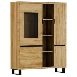 witryna-meble-siudy-mono-loft-120-cm-2d-stojaca-dab-jasny-do-salonu