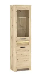 witryna-mebelbos-moris-56-cm-dab-artisan-2d-stojaca-matowa-oswietlenie