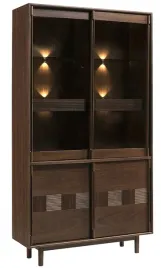 witryna-meble-krysiak-cantiero-109-cm-2s-stojaca-dab-orzech-oswietlenie