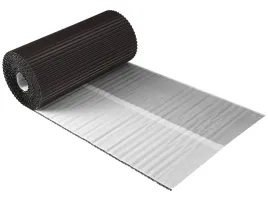 parotec-tasma-kominowa-aluminiowa-2d-ryflowana-kolor-ciemny-braz-ral-8019-300-mm-x-5-mb