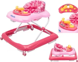 chodzik-dzieciecy-z-kierownica-i-kolkami-baby-mix-or-dark-pink