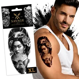 tatuaz-zmywalny-tymczasowy-sztuczny-meski-damski-gejsza-smok-duzy-xl