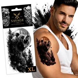tatuaz-zmywalny-tymczasowy-sztuczny-meski-damski-niedzwiedz-grizli-duzy-xl