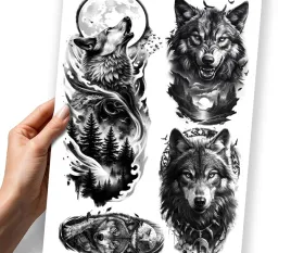 zestaw-tatuazy-tymczasowych-sztucznych-dla-kobiety-mezczyzny-wilki-ksiezy