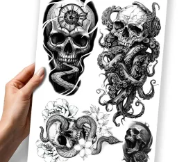 zestaw-tatuazy-tymczasowych-sztucznych-dla-kobiety-mezczyzny-czaszki-waz