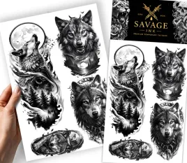 sztuczne-tatuaze-tymczasowe-meski-damski-wzory-wilki-ksiezy-zestaw-xxxxl