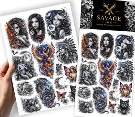 sztuczne-tatuaze-meski-damski-wzory-fantazy-dziewczyna-feniks-zestaw-xxxxl