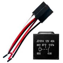 1x-przekaznik-samochodowy-5-pin-automat-12v-40a-gniazdo-wiazka-jd1914-5-pin