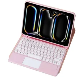 etui-z-klawiatura-bluetooth-touchpad-do-ipad-pro-13-gen5-rozowe-strado