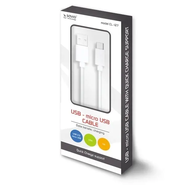 kabel-usb-micro-usb-quick-charge-5a-1m-savio-stan-nowy