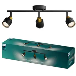 lampa-sufitowa-reflektor-3x-gu10-czarna-miedziana-niall-philips