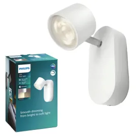 lampa-scienna-kinkiet-led-4-5w-500lm-2700k-biala-star-philips
