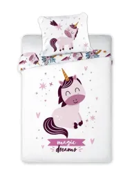 komplet-poscieli-dzieciecej-przytulaki-magic-jednorozec-100-x-135-cm