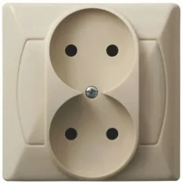 ospel-akcent-gp-2a-01-gniazdo-wtyczkowe-pojedyncze-2-x-2p-bez