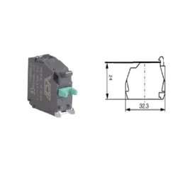 styk-xb5-be101-1no-zielonyxb5-be101-styk-z-1no
