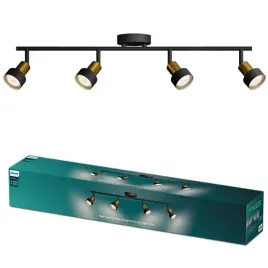 lampa-sufitowa-reflektor-4x-gu10-czarna-miedziana-conduit-philips