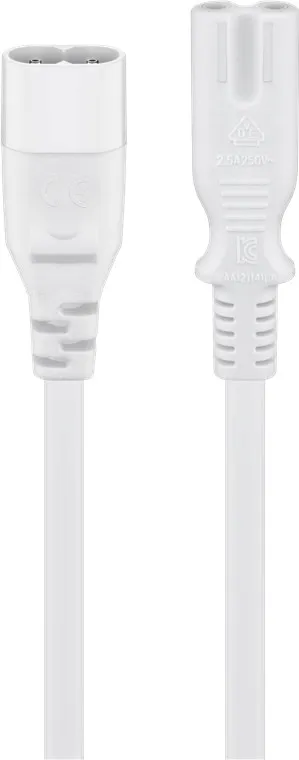 kabel-przedluzajacy-c7-c8-2-m-bialy