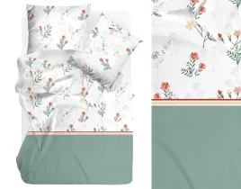 posciel-bawelniana-bielbaw-premium-200x220-saggio-zielona-delikatne-kwiaty