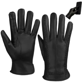 rekawiczki-skorzane-damskie-czarne-polar-touch-finger-na-dotyk-beltimore-k3