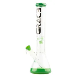 bongo-szklane-grace-glass-limited-edition-beaker-green-41-cm
