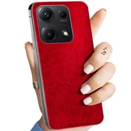 etui-do-xiaomi-redmi-note-14s-wzory-czerwone-serca-roze-obudowa-pokrowiec