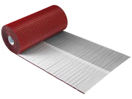 parotec-tasma-kominowa-aluminiowa-2d-ryflowana-kolor-czerwony-ral-3011-300-mm-x-5-mb