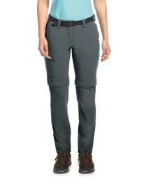 maier-sports-damskie-spodnie-trekkingowe-inara-slim-40-szary-graphite