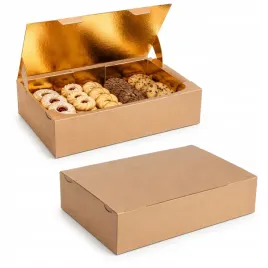 karton-z-wieczkiem-na-ciasto-30x20x95cm-zlocony-kraft-rubicello-mocny