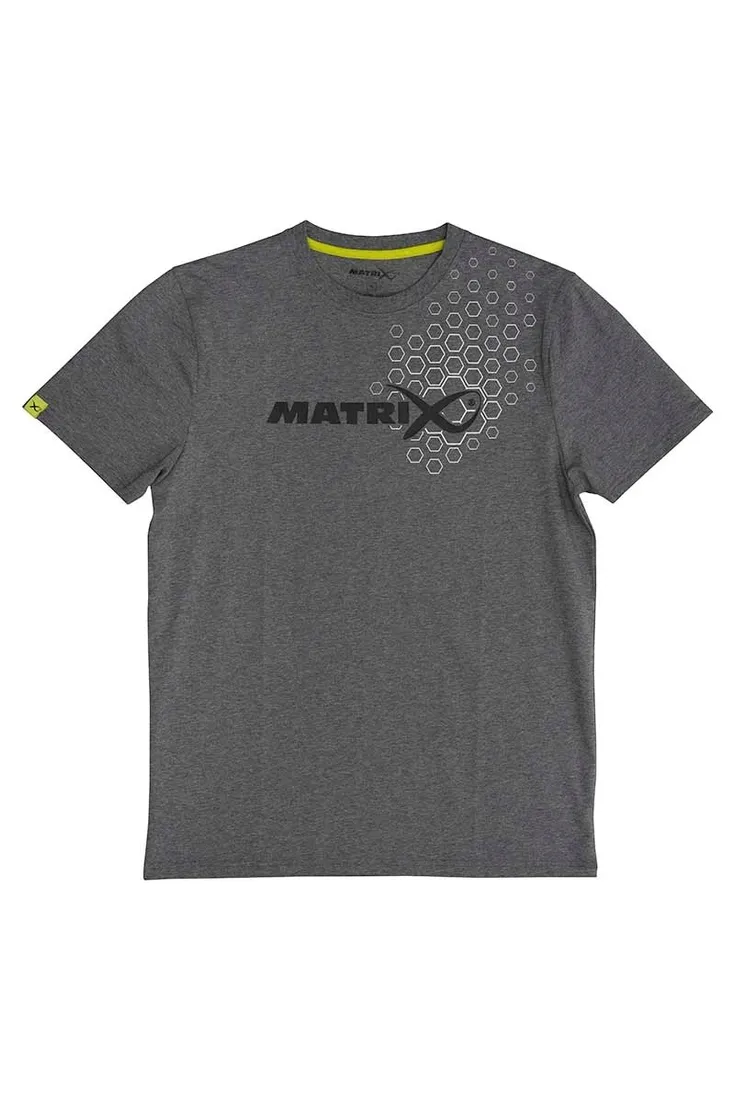 matrix-hex-print-t-shirt-grey-xl-stan-nowy